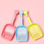 بیلچه خاک گربه طرح سر گربه