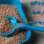 بیلچه خاک گربه طرح سر گربه1