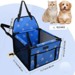 صندلی ماشین سگ و گربه-آبی4