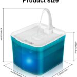 ظرف آب فواره ای اتوماتیک گربه با فیلتر تصفیه آب2