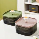 ظرف آب فواره ای گربه با فیلتر چهارگانه3