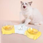 ظرف آب و غذای سه قلو سگ و گربه مدل پازل3