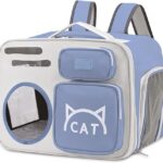 کوله پشتی حمل گربه MOOR PET مدل لیدی کت – آبی