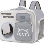 کوله پشتی حمل گربه MOOR PET مدل لیدی کت – خاکستری