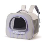 کوله پشتی حمل گربه طرح فضایی-بنفش