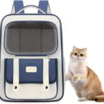 کوله پشتی حمل گربه و سگ Moor Pet مدل والتر-آبی