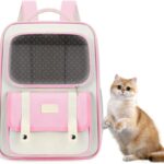 کوله پشتی حمل گربه و سگ Moor Pet مدل والتر-صورتی