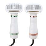 برس و سشوار برقی سگ و گربه با دکمه تخلیه مو-1