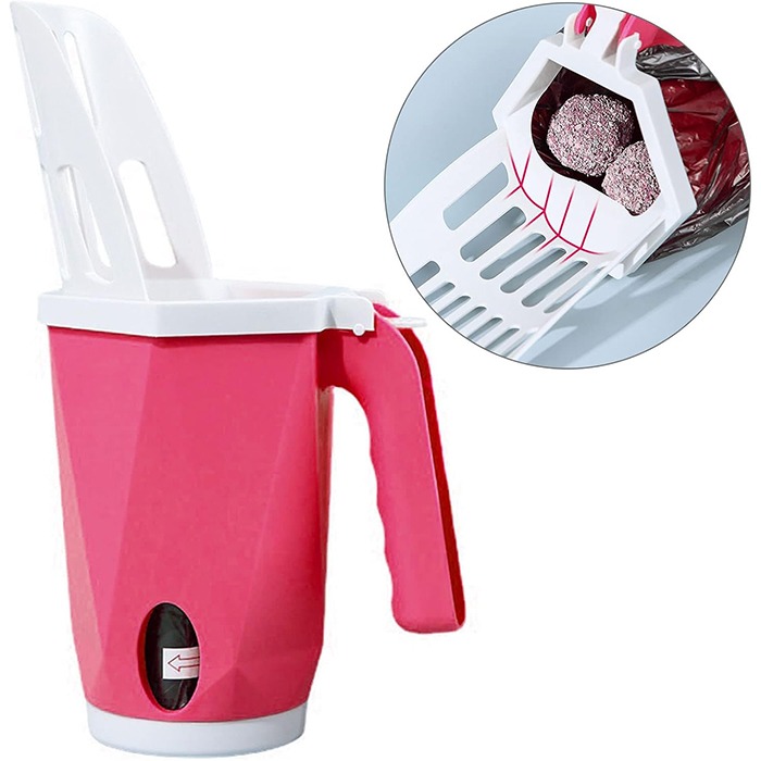 بیلچه فضولات گربه و سگ همه کاره | بیلچه مخزن دار