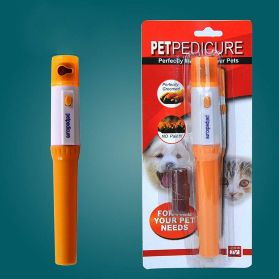 سوهان ناخن برقی حیوانات خانگی مدل Pet Pedicure باطری خور