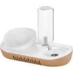 ظرف آب و غذای اتوماتیک سگ و گربه مدل Wolf-کرم