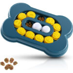 اسباب بازی سگ پازل فکری مدل استخوان آرام خور