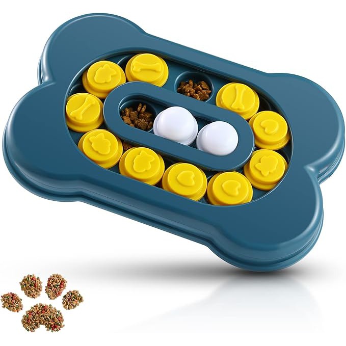 اسباب بازی سگ پازل فکری مدل استخوان آرام خور