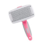 برس سگ و گربه با دکمه تخلیه مدل Enzo با دسته ضد لغزش-1