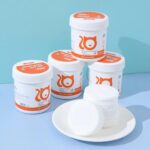 دستمال مرطوب تمیز کننده گوش سگ و گربه-1