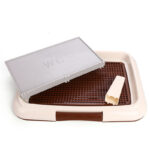 سینی ادرار سگ با دیوار پشتی جدا شونده-2