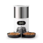 ظرف غذای اتوماتیک سگ و گربه هوشمند با دو ظرف مجزا – وای فای دار-1