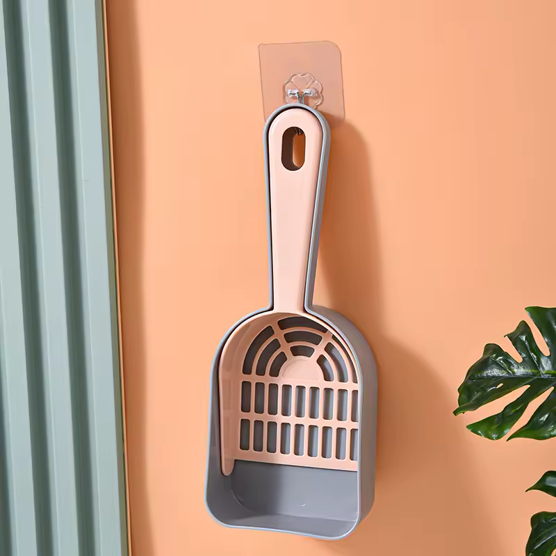 بیلچه خاک گربه با محفظه نگهدارنده مدل هپی