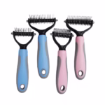 شانه گره باز کن موی سگ و گربه G600 با دسته ضد لغزش-1