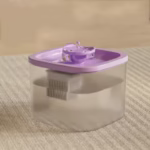 آبخوری اتوماتیک گربه با فیلتر تصفیه آب اسکارلت مربعی