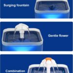 آبخوری اتوماتیک گربه و سگ رنگی LED دار-3