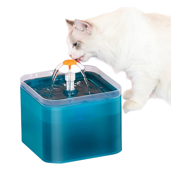 آبخوری اتوماتیک گربه و سگ رنگی LED دار | 2 لیتری