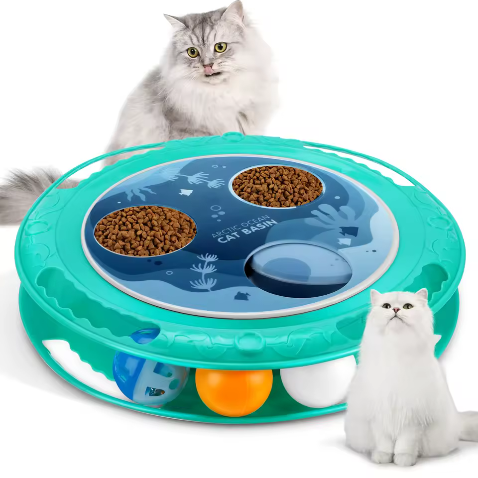 اسباب بازی تعاملی گربه و سینی اسنک هوشمند مدل Cat Basin