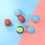 اسباب بازی دندانی سگ توپ صدا دار سفت-1