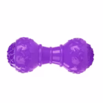 اسباب بازی دندانی سگ طرح دمبل چراغدار-بنفش