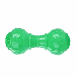 اسباب بازی دندانی سگ طرح دمبل چراغدار-سبز