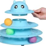 اسباب بازی سه طبقه توپ چرخشی گربه-1