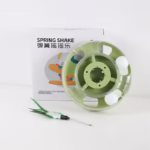 اسباب بازی فنری دو طبقه گربه با پر Spring Shaker-3