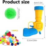 اسباب بازی گربه تفنگ پرتاب کننده توپک پوم پوم نرم-1