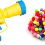 اسباب بازی گربه تفنگ پرتاب کننده توپک پوم پوم نرم-2