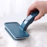 برس مخصوص سگ و گربه همراه با دکمه تخلیه مو-1