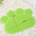 زیرانداز ظرف خاک، آب و غذا سگ و گربه مدل پنجه-3