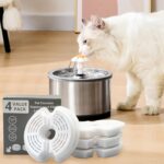 فیلتر یدک آبخوری اتوماتیک گربه مدل دو نیم دایره-2