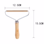 پرزگیر مو سگ و گربه فلزی با دسته چوبی-3