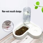 آبخوری اتوماتیک سگ و گربه به همراه ظرف غذا مدل قلب-3