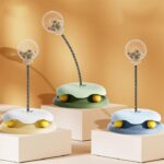 اسباب بازی تعاملی گربه توپ به همراه مخزن تشویقی