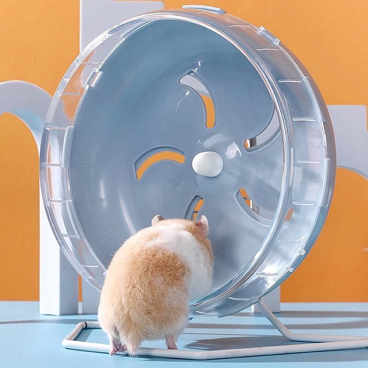 اسباب بازی همستر مدل چرخ و فلک بی صدای با پایه