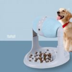 اسباب بازی و توپ تشویقی انداز با ظرف آرام خور سگ و گربه-1