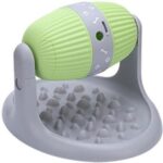 اسباب بازی و توپ تشویقی انداز با ظرف آرام خور سگ و گربه-سبز