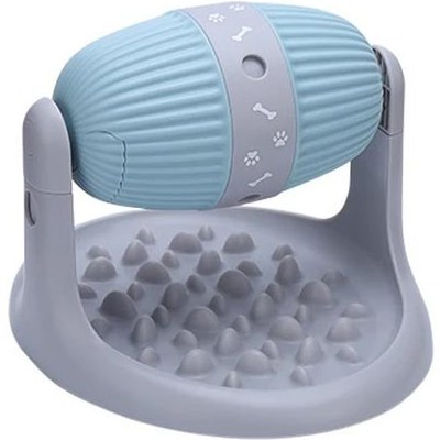 اسباب بازی و توپ تشویقی انداز با ظرف آرام خور سگ و گربه