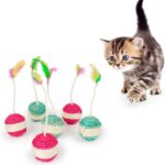 اسباب بازی گربه توپ سیسال پر دار