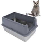 باکس دستشویی و ظرف خاک گربه استیل