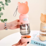 بطری آب و غذای سگ و گربه مدل کتی-گلبهی