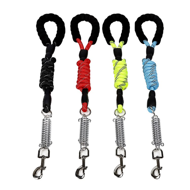 بند قلاده فنری سگ EVA وارداتی با دسته پددار