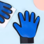 دستکش ماساژ و جمع کننده موی سگ و گربه سیلیکونی-2