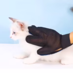 دستکش ماساژ و جمع کننده موی سگ و گربه سیلیکونی-3